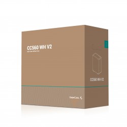 DeepCool кутия Case ATX - CC560 WH v2 DeepCool кутия Case ATX - CC560 WH v2