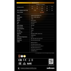 Zalman захранване PSU GigaMax III ATX 3.0 650W Bronze - ZM650-GV3