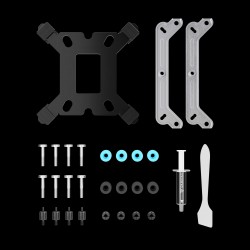 Gamdias охладител CPU Cooler - BOREAS E2 410 White - LGA1700/AM5 Gamdias охладител CPU Cooler - BOREAS E2 410 White - LGA1700/AM5