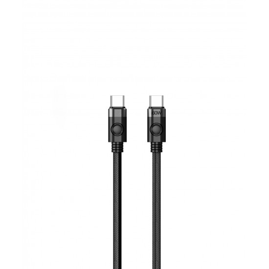 Orico кабел Cable USB C-to-C PD 60W Charging 1.0m Black - CDX-60CC-BK