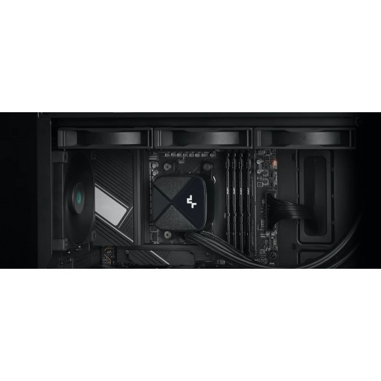 DeepCool водно охлаждане Water Cooling LS720S Zero Dark - LGA1700/AM5