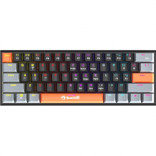 Marvo геймърска клавиатура Gaming Mechanical keyboard 61 keys TKL - KG903