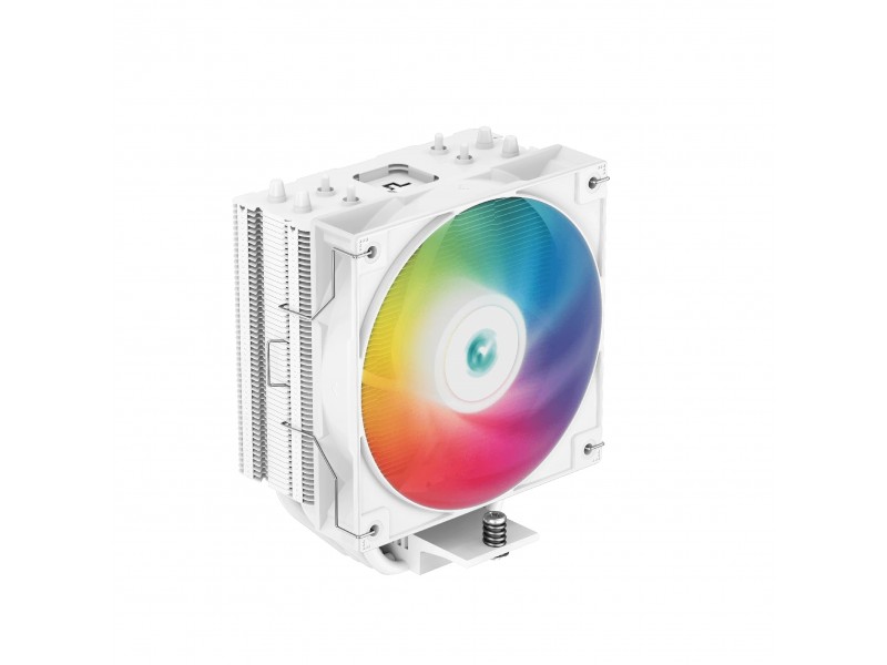 DeepCool охладител CPU Cooler AG400 White - Addressable RGB - LGA1700/AM5