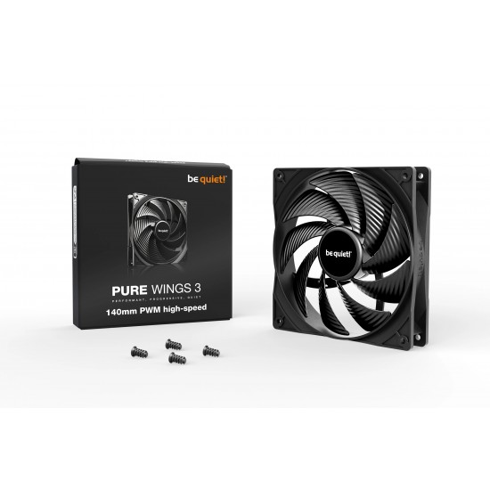 be quiet! вентилатор Fan 140mm - Pure Wings 3 140mm PWM high-speed