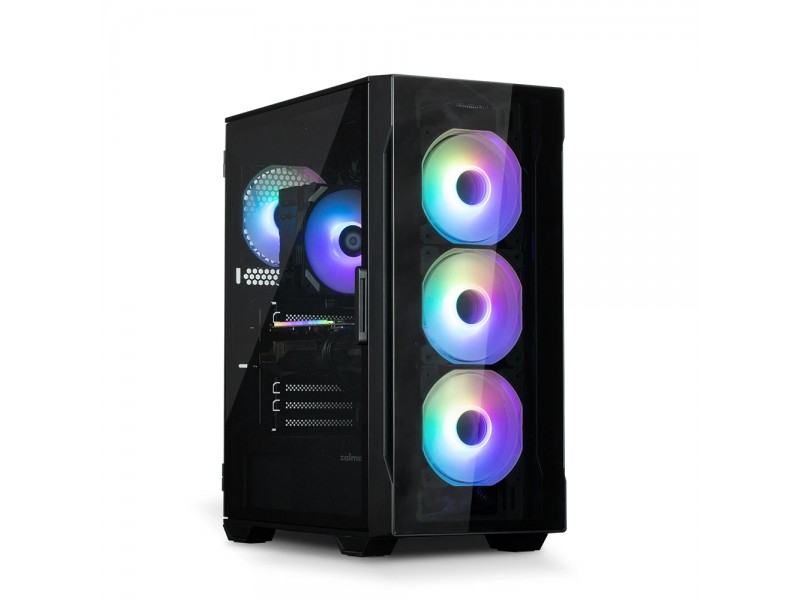 Zalman кутия Case ATX - I3 NEO TG Black - aRGB, Tempered Glass