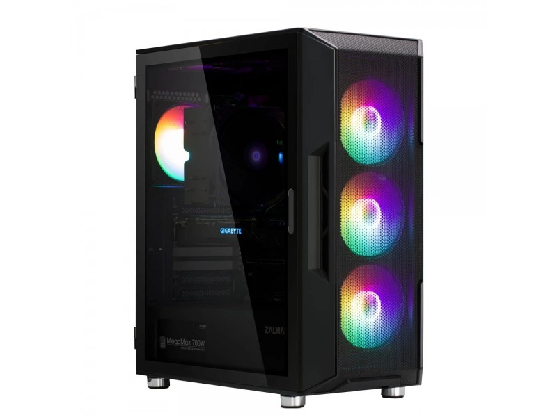 Zalman кутия Case ATX - I3 NEO Black - RGB, Mesh