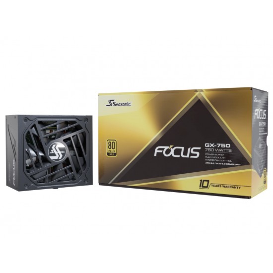 Seasonic захранване PSU ATX 3.0 750W Gold - FOCUS GX-750 - SSR-750FX3