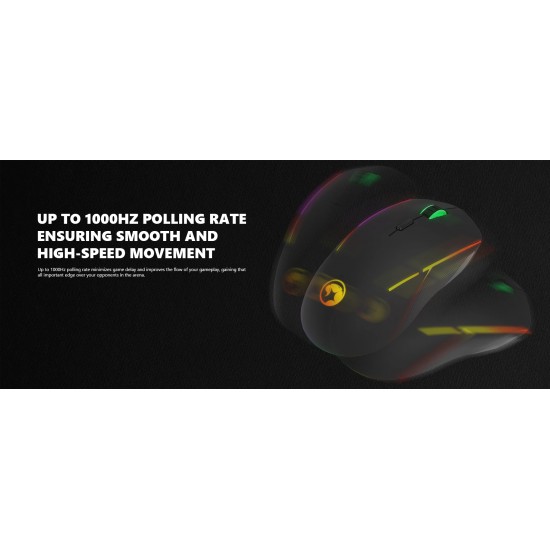 Marvo геймърска мишка Gaming Mouse G924 RGB - 10000dpi, 1000Hz, programmable