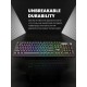 Marvo механична клавиатура Gaming Keyboard Mechanical KG948 - 108 keys, RGB, Macros, Blue switches
