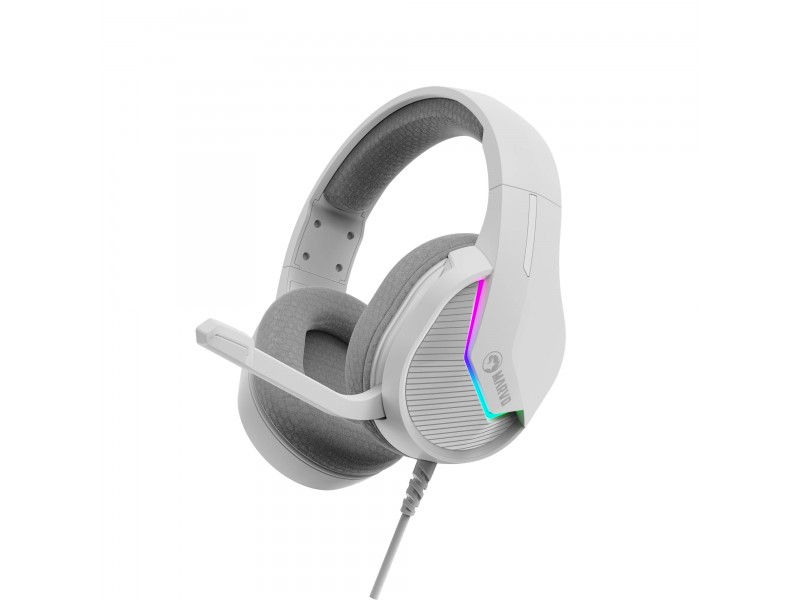 Marvo геймърски слушалки Gaming Headphones H8618 White - 50mm, USB, RGB