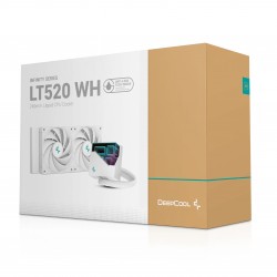 DeepCool водно охлаждане Water Cooling LT520 White - Addressable RGB, Infinity mirror design - LGA1700/AM5 DeepCool водно охлаждане Water Cooling LT520 White - Addressable RGB, Infinity mirror design - LGA1700/AM5