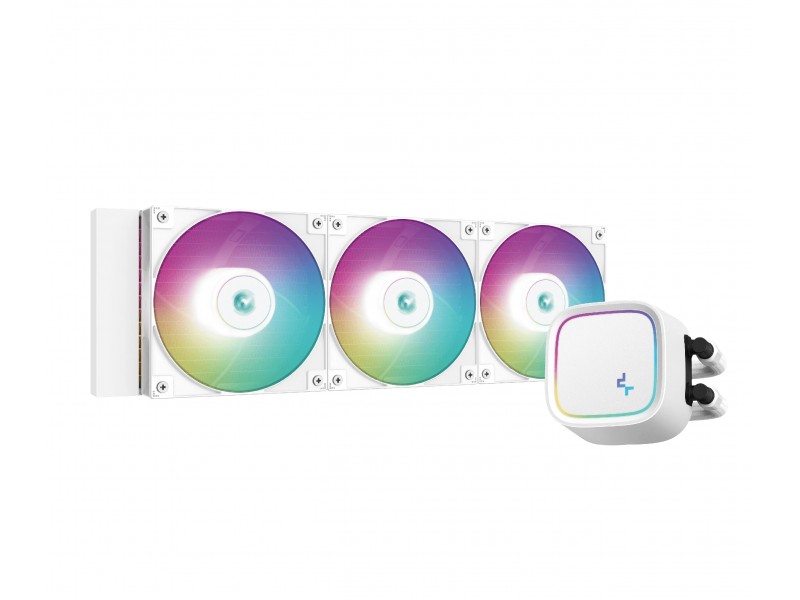DeepCool водно охлаждане Water Cooling LE720 White - Addressable RGB - LGA1700/AM5