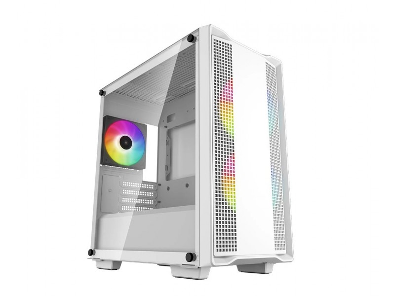 DeepCool кутия Case mATX - CC360 A-RGB White