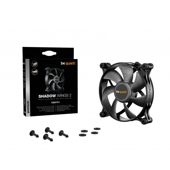 be quiet! вентилатор Fan 120mm - Shadow Wings 2 120mm PWM
