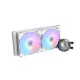 Zalman водно охлаждане Water Cooling ALPHA 24 WHITE - Addressable RGB - LGA1700/AM5