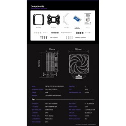 Zalman охладител за процесор CPU Cooler CNPS9X PERFORMA ARGB BLACK - aRGB - LGA1700/AM5 Zalman охладител за процесор CPU Cooler CNPS9X PERFORMA ARGB BLACK - aRGB - LGA1700/AM5