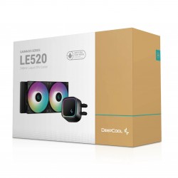 DeepCool водно охлаждане Water Cooling LE520 - Addressable RGB - LGA1700/AM5 DeepCool водно охлаждане Water Cooling LE520 - Addressable RGB - LGA1700/AM5