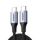 Ugreen кабел USB 2.0 Type-C M/M US535, 240W, 5A, 2m - 90440