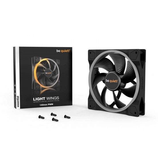 be quiet! вентилатор Fan 140mm - LIGHT WINGS PWM