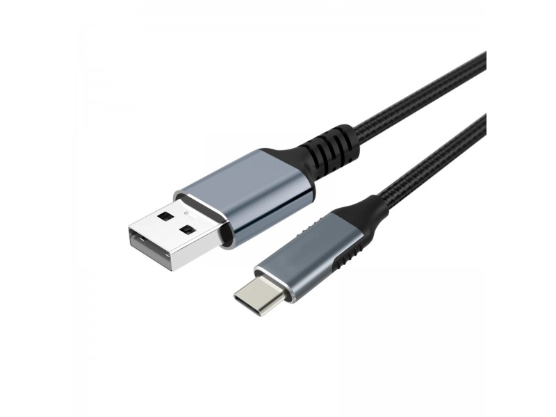 VCom Кабел USB 3.1 Micro type C / USB 2.0 AM Black - CU405M-1.8m