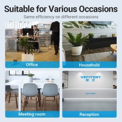 Vention Кабел USB 2.0 A Male to B Male, Black 1m - COQBF Vention Кабел USB 2.0 A Male to B Male, Black 1m - COQBF