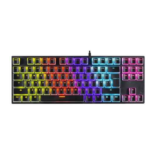 Xtrike ME механична геймърска клавиатура Gaming Mechanical keyboard 87 keys TKL, Blue switches - GK-986P