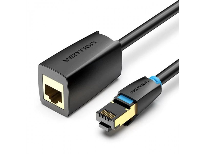 Vention удължителен кабел Cat.8 SSTP Extension Patch Cable 1M Black 40Gbps - IKHBF