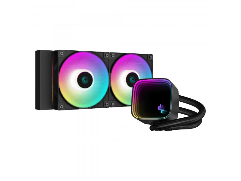 DeepCool водно охлаждане Water Cooling LS520 SE - Addressable RGB, Infinity mirror design - LGA1700/AM5