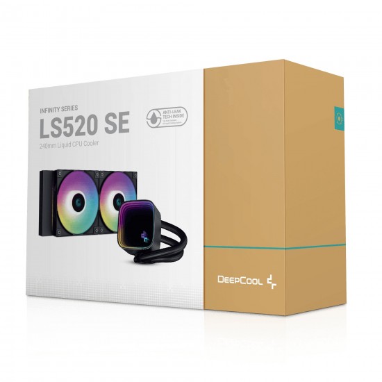 DeepCool водно охлаждане Water Cooling LS520 SE - Addressable RGB, Infinity mirror design - LGA1700/AM5