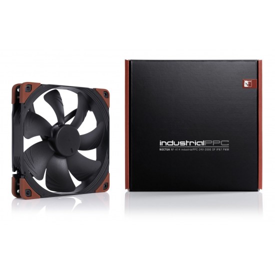 Noctua Влагозащитен / Прахозащитен  Вентилатор Fan 140mm single-phase motor NF-A14-iPPC-24V-2000-SP-IP67-PWM