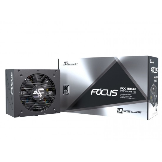 Seasonic захранване PSU 550W Platinium - FOCUS PX-550 - SSR-550PX