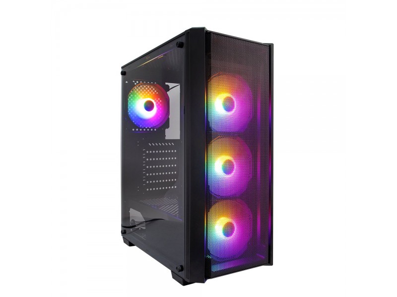 1stPlayer Кутия Case ATX - Fire Dancing V4 RGB - 4 fans included