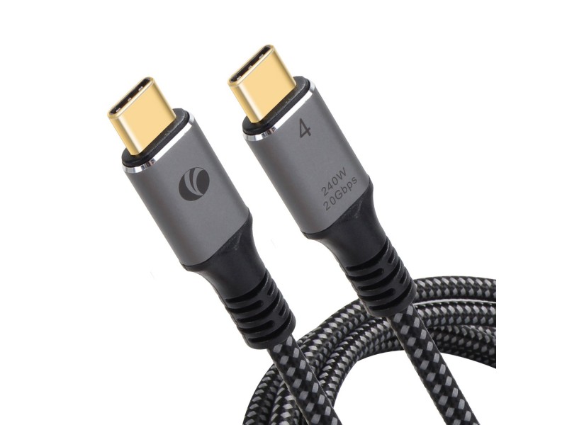 VCom кабел USB4.0 Type-C/Type-C 20Gbps, 240W - CU521M-2m