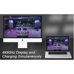 VCom кабел USB4.0 Type-C/Type-C 20Gbps, 240W - CU521M-2m