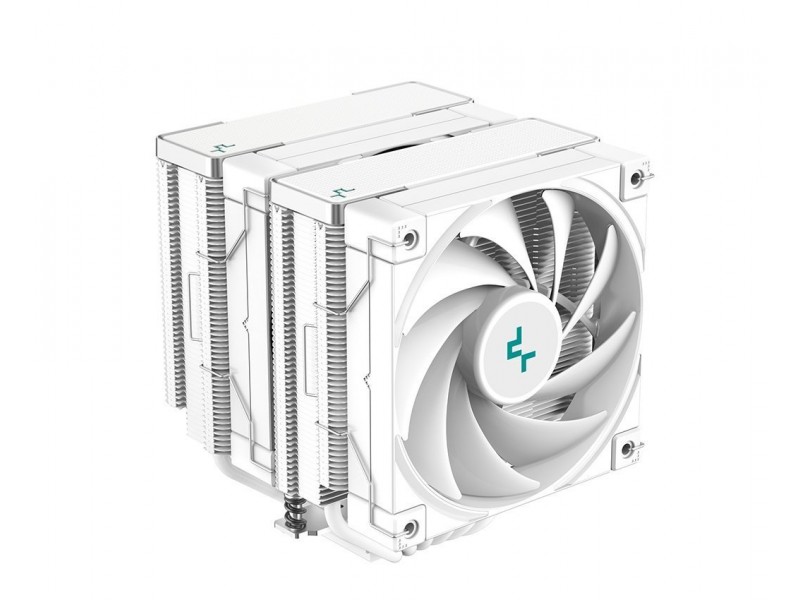 DeepCool охладител CPU Cooler AK620 WH - Dual-Tower, White - LGA1700/AM5
