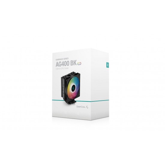 DeepCool охладител CPU Cooler AG400 BK - Addressable RGB - LGA1700/AM5
