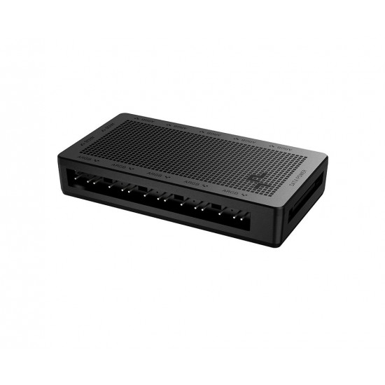 DeepCool разклонител за вентилатори Fan Hub - Addressable RGB Hub SC700 - 12 port, SATA Power, Magnetic