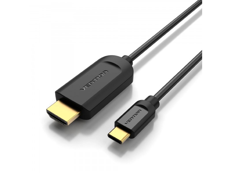 Vention кабел Cable Type-C to HDMI - 2.0m 4K Black - CGUBH
