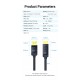Vention кабел Cable DisplayPort to HDMI 3.0m - 4K, Gold Plated - HAGBI