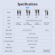 Orico кабел Cable USB 3.2 Gen2x2 - Type-C to Type-C PD100W 20Gbps 1.0m Black - CM32-10-BK