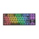 Marvo механична клавиатура Gaming Mechanical Keyboard KG946 - Red switches, TKL, Wrist Rest, Rainbow