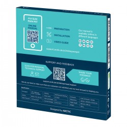 Arctic управляем вентилатор Fan 140x140x16mm - P14 SLIM PWM PST - 150-1800rpm