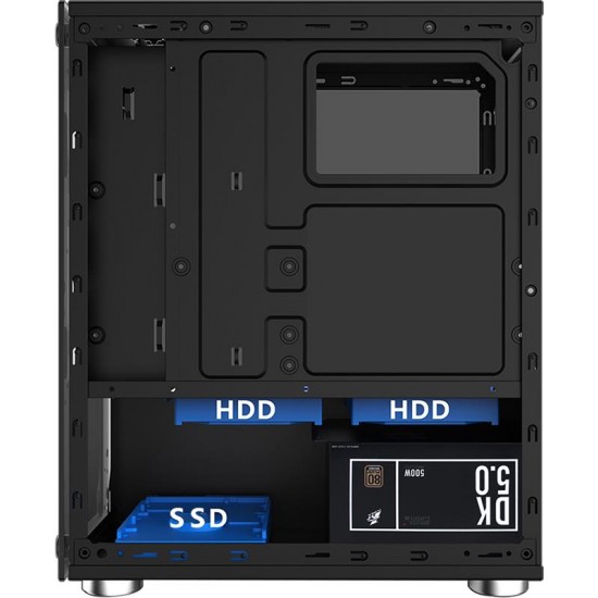 1stPlayer компютърна кутия Gaming Case mATX - X2 RGB - 3 Fans included