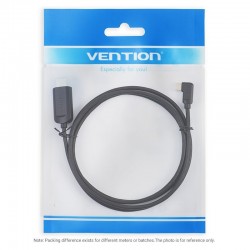 Vention Кабел Type-C to HDMI Cable Right Angle 1.5M Black - CGVBG Vention Кабел Type-C to HDMI Cable Right Angle 1.5M Black - CGVBG