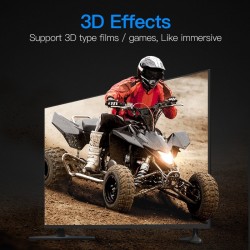 Vention Кабел Micro HDMI2.0 Cable 1.5M Black - VAA-D03-B150 Vention Кабел Micro HDMI2.0 Cable 1.5M Black - VAA-D03-B150