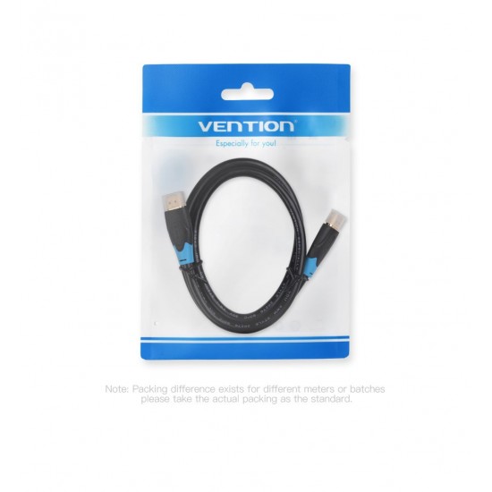 Vention Кабел HDMI v2.0 M / M 4K/60Hz Gold - 2M Black - AACBH
