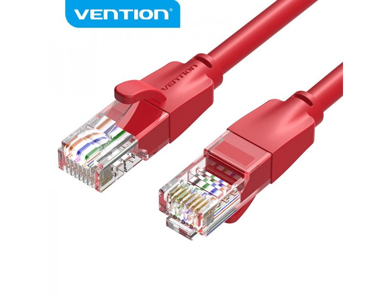 Vention Кабел LAN UTP Cat.6 Patch Cable - 2M Red - IBERH
