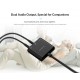 Orico външна звукова карта USB Sound card - Headphones, Mic, 4 PIN headset, Black - SKT3-BK