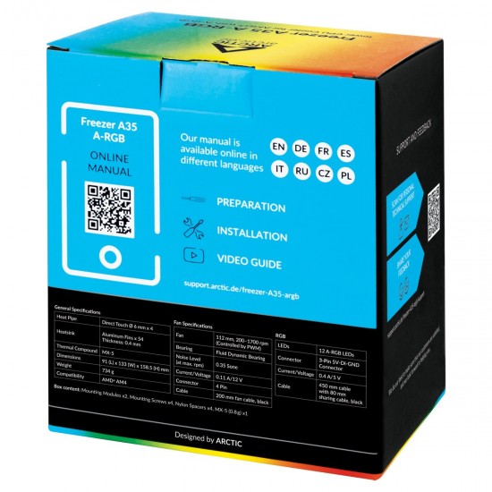 Arctic охладител Freezer A35 A-RGB