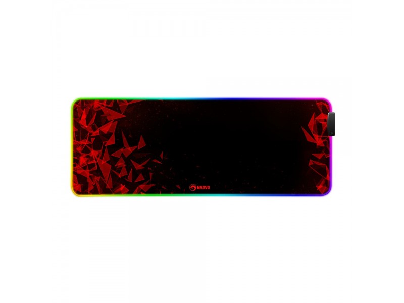 Marvo светеща подложка за мишка Gaming Mousepad MG011- Size XL, RGB, USB hub